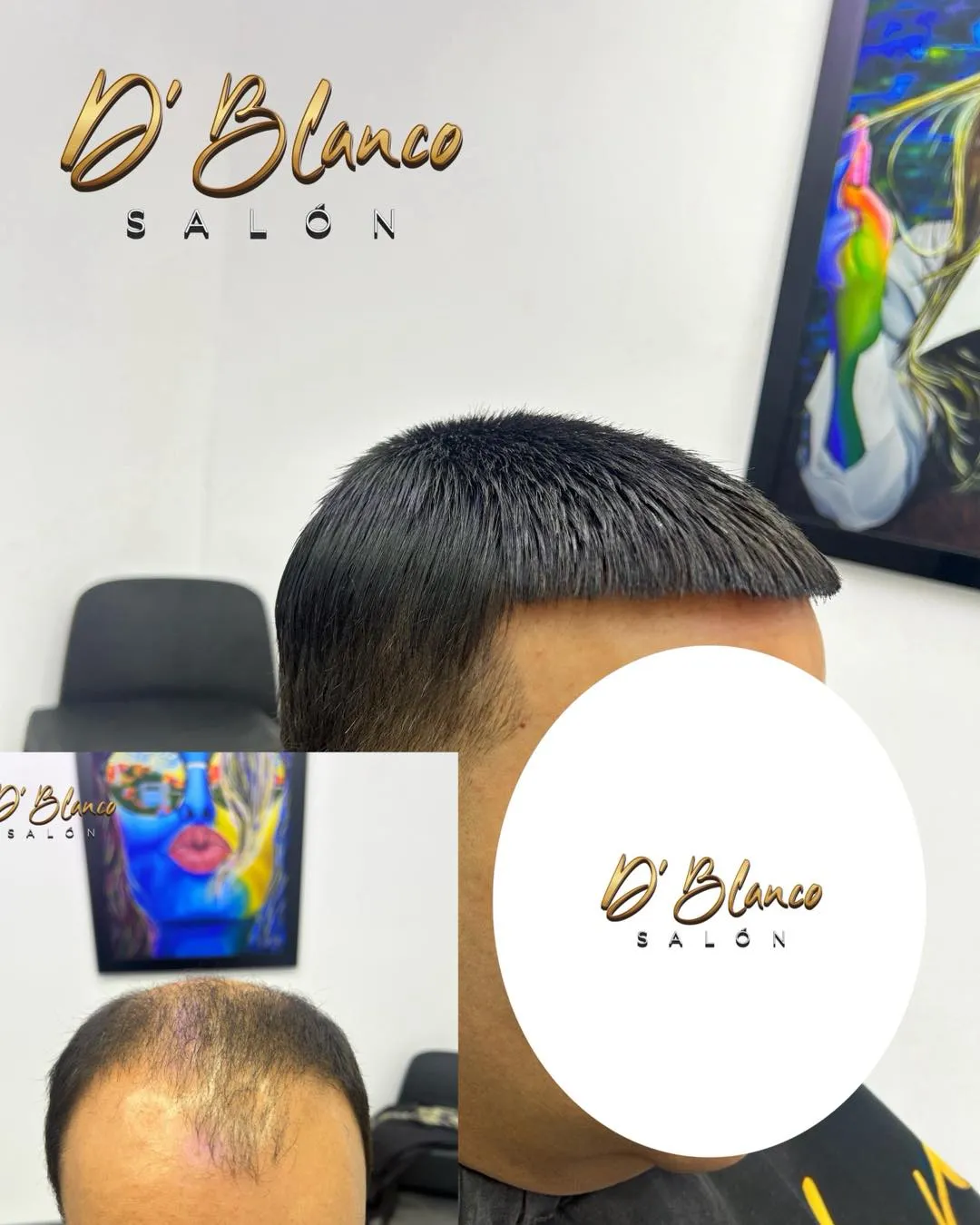 Barbería antes y después