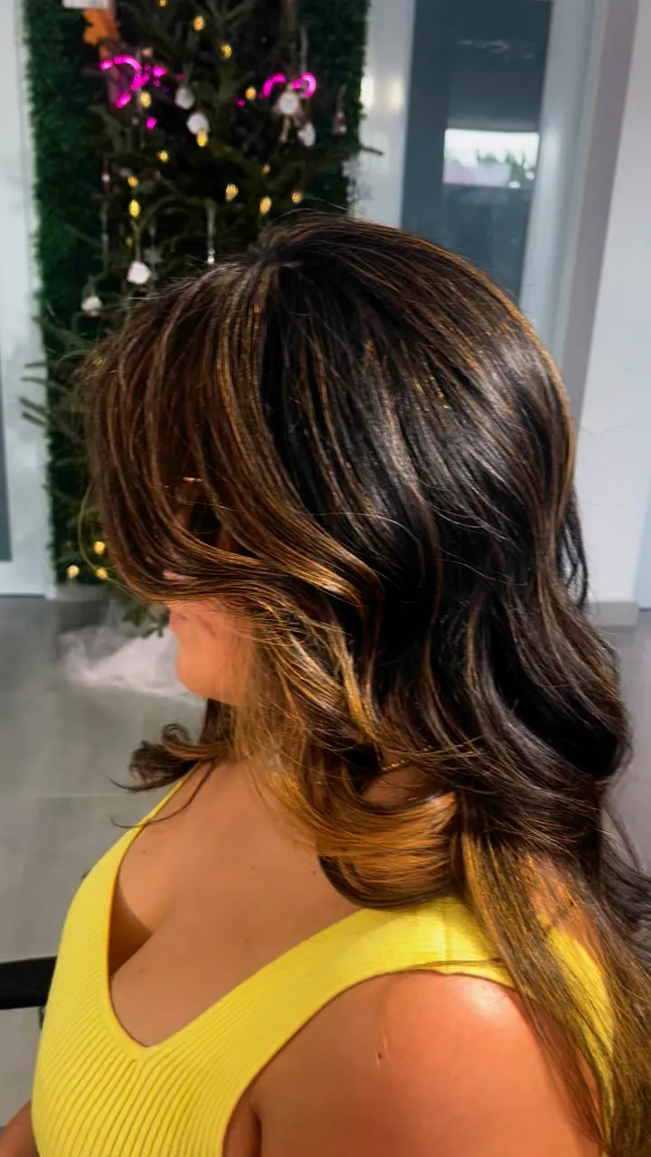 Balayage con highlights — D'Blanco